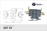 Wyłącznik termiczny tr&oacute;jtorowy AST 33