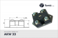Wyłącznik termiczny dwutorowy AKW 33